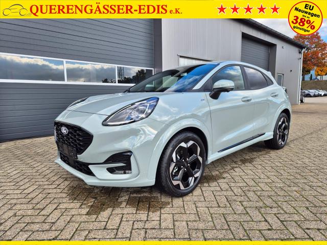 Ford Puma ST-Line X 1.0 EcoBoost Hybrid 125PS Automatik NEUES MODELL 360&deg;Kamera AbstandsTempomat el.Heckklappe Premium Leder (Sensico) B+O-Sound Klimaautomatik Sitzheizung Lenkradheizung Frontscheibe beheizb. Ford-Navi SYNC4 Bluetooth Apple CarPlay Android A 