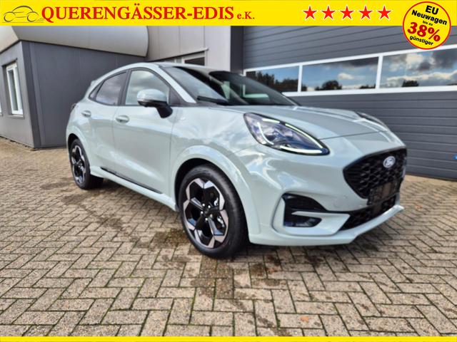 Ford Puma ST-Line X 1.0 EcoBoost Hybrid 125PS Automatik NEUES MODELL 360&deg;Kamera AbstandsTempomat el.Heckklappe Premium Leder (Sensico) B+O-Sound Klimaautomatik Sitzheizung Lenkradheizung Frontscheibe beheizb. Ford-Navi SYNC4 Bluetooth Apple CarPlay Android A 