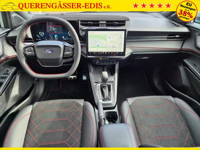 Ford Puma ST-Line X 1.0 EcoBoost Hybrid 125PS Automatik NEUES MODELL 360&deg;Kamera AbstandsTempomat el.Heckklappe Premium Leder (Sensico) B+O-Sound Klimaautomatik Sitzheizung Lenkradheizung Frontscheibe beheizb. Ford-Navi SYNC4 Bluetooth Apple CarPlay Android A 