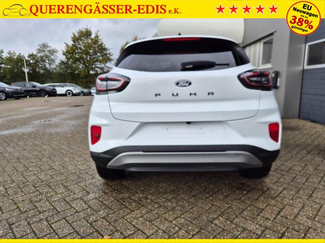 Ford Puma Titanium 1.0 EcoBoost Hybrid 125PS Automatik Klimaautomatik Sitzheizung Lenkradheizung Frontscheibe beheizb. LED-Scheinwerfer Ford-Navi SYNC4 Bluetooth Apple CarPlay Android Auto PDC 17-LM 