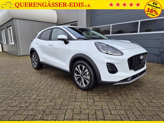 Ford Puma Titanium 1.0 EcoBoost Hybrid 125PS Automatik Klimaautomatik Sitzheizung Lenkradheizung Frontscheibe beheizb. LED-Scheinwerfer Ford-Navi SYNC4 Bluetooth Apple CarPlay Android Auto PDC 17-LM 