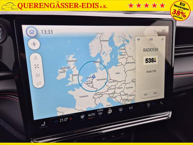 Ford Puma ST-Line X 1.0 EcoBoost Hybrid 125PS Automatik NEUES MODELL 360&deg;Kamera AbstandsTempomat el.Heckklappe Premium Leder (Sensico) B+O-Sound Klimaautomatik Sitzheizung Lenkradheizung Frontscheibe beheizb. Ford-Navi SYNC4 Bluetooth Apple CarPlay Android A 