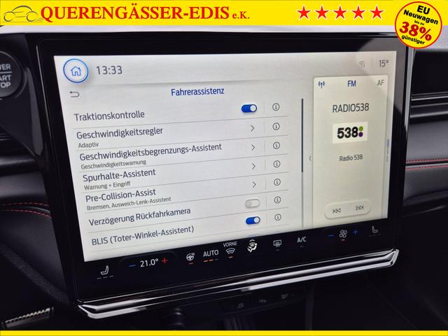 Ford Puma ST-Line X 1.0 EcoBoost Hybrid 125PS Automatik NEUES MODELL 360&deg;Kamera AbstandsTempomat el.Heckklappe Premium Leder (Sensico) B+O-Sound Klimaautomatik Sitzheizung Lenkradheizung Frontscheibe beheizb. Ford-Navi SYNC4 Bluetooth Apple CarPlay Android A 