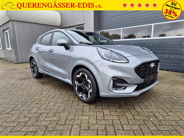 Ford Puma ST-Line X 1.0 EcoBoost Hybrid 125PS Automatik NEUES MODELL 360&deg;Kamera AbstandsTempomat el.Heckklappe Premium Leder (Sensico) B+O-Sound Klimaautomatik Sitzheizung Lenkradheizung Frontscheibe beheizb. Ford-Navi SYNC4 Bluetooth Apple CarPlay Android A 