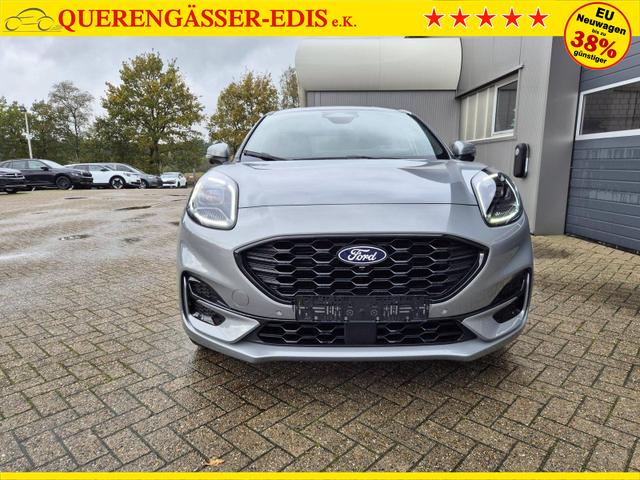 Ford Puma ST-Line X 1.0 EcoBoost Hybrid 125PS Automatik NEUES MODELL 360&deg;Kamera AbstandsTempomat el.Heckklappe Premium Leder (Sensico) B+O-Sound Klimaautomatik Sitzheizung Lenkradheizung Frontscheibe beheizb. Ford-Navi SYNC4 Bluetooth Apple CarPlay Android A 