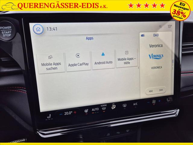 Ford Puma ST-Line X 1.0 EcoBoost Hybrid 125PS Automatik NEUES MODELL 360&deg;Kamera AbstandsTempomat el.Heckklappe Premium Leder (Sensico) B+O-Sound Klimaautomatik Sitzheizung Lenkradheizung Frontscheibe beheizb. Ford-Navi SYNC4 Bluetooth Apple CarPlay Android A 