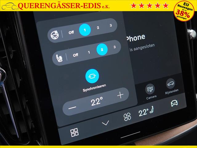 Volvo XC60 T6 Ultra AWD PHEV 350PS Automatik FACELIFT elektr. PanoDach Nordico-Polsterung 360°Kamera PDC v+h ACC el.Heckklappe Harman/Kardon-Sound Klimaautomatik Standheizung Sitzheizung Lenkradheizung Frontscheibe beheizb. Navi 