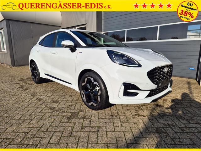 Ford Puma ST-Line X 1.0 EcoBoost Hybrid 125PS Automatik NEUES MODELL 360&deg;Kamera AbstandsTempomat el.Heckklappe Premium Leder (Sensico) B+O-Sound Klimaautomatik Sitzheizung Lenkradheizung Frontscheibe beheizb. Ford-Navi SYNC4 Bluetooth Apple CarPlay Android A 