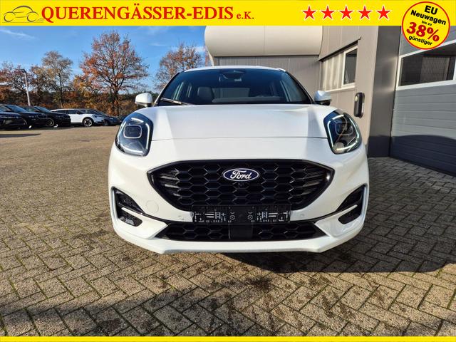 Ford Puma ST-Line X 1.0 EcoBoost Hybrid 125PS Automatik NEUES MODELL 360&deg;Kamera AbstandsTempomat el.Heckklappe Premium Leder (Sensico) B+O-Sound Klimaautomatik Sitzheizung Lenkradheizung Frontscheibe beheizb. Ford-Navi SYNC4 Bluetooth Apple CarPlay Android A 