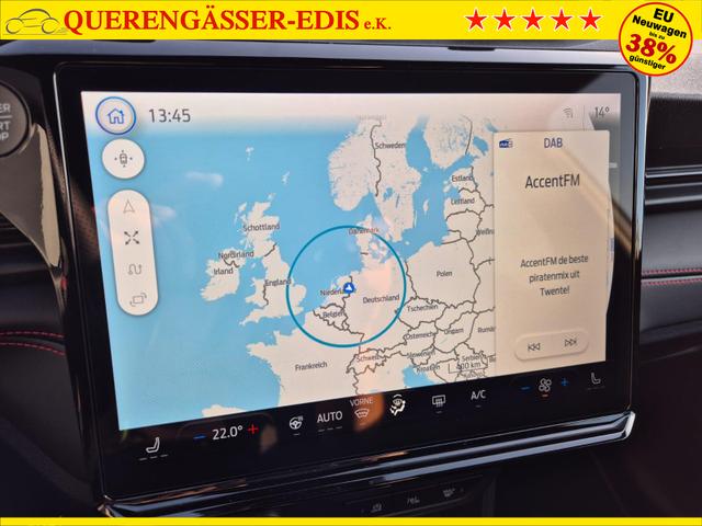 Ford Puma ST-Line X 1.0 EcoBoost Hybrid 125PS Automatik NEUES MODELL 360&deg;Kamera AbstandsTempomat el.Heckklappe Premium Leder (Sensico) B+O-Sound Klimaautomatik Sitzheizung Lenkradheizung Frontscheibe beheizb. Ford-Navi SYNC4 Bluetooth Apple CarPlay Android A 