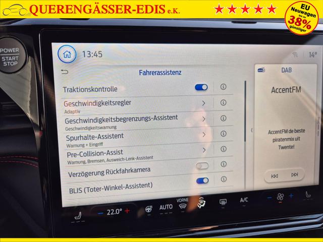 Ford Puma ST-Line X 1.0 EcoBoost Hybrid 125PS Automatik NEUES MODELL 360&deg;Kamera AbstandsTempomat el.Heckklappe Premium Leder (Sensico) B+O-Sound Klimaautomatik Sitzheizung Lenkradheizung Frontscheibe beheizb. Ford-Navi SYNC4 Bluetooth Apple CarPlay Android A 