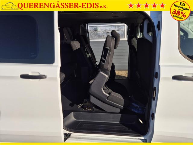 Ford Transit Custom Kombi 9-Sitzer L2 2.5 Duratec PHEV 233PS Automatik Trend 3,4t Klimaautomatik Frontscheibe beheizb. R&uuml;ckf.kamera PDC v+h Tempomat Navi Bluetooth Touchscreen Apple CarPlay Android Auto Ganzj.Reifen 