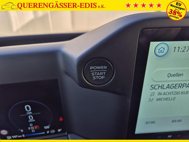 Ford Transit Custom Kombi 9-Sitzer L2 2.5 Duratec PHEV 233PS Automatik Trend 3,4t Klimaautomatik Frontscheibe beheizb. R&uuml;ckf.kamera PDC v+h Tempomat Navi Bluetooth Touchscreen Apple CarPlay Android Auto Ganzj.Reifen 