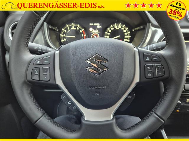 Suzuki Vitara Comfort+ 110PS Automatik MHEV 4x4 ALLGRIP 1.4 Boosterjet Allrad Teilleder Navi Klimaautomatik Sitzheizung ACC PDC v+h Rückf.Kamera Suzuki-Radio Apple CarPlay Android Auto Touchscreen 2xKeyless 17-LM 