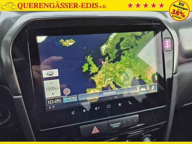 Suzuki Vitara Comfort+ 110PS Automatik MHEV 4x4 ALLGRIP 1.4 Boosterjet Allrad Teilleder Navi Klimaautomatik Sitzheizung ACC PDC v+h Rückf.Kamera Suzuki-Radio Apple CarPlay Android Auto Touchscreen 2xKeyless 17-LM 