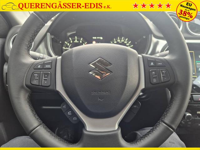 Suzuki Vitara Comfort+ 110PS Automatik MHEV 4x4 ALLGRIP 1.4 Boosterjet Allrad Teilleder Navi Klimaautomatik Sitzheizung ACC PDC v+h Rückf.Kamera Suzuki-Radio Apple CarPlay Android Auto Touchscreen 2xKeyless 17-LM 