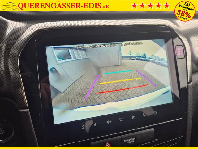 Suzuki Vitara Comfort+ 110PS Automatik MHEV 4x4 ALLGRIP 1.4 Boosterjet Allrad Teilleder Navi Klimaautomatik Sitzheizung ACC PDC v+h Rückf.Kamera Suzuki-Radio Apple CarPlay Android Auto Touchscreen 2xKeyless 17-LM 