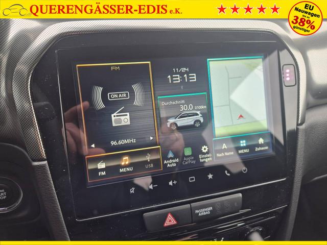 Suzuki Vitara Comfort+ 110PS Automatik MHEV 4x4 ALLGRIP 1.4 Boosterjet Allrad Teilleder Navi Klimaautomatik Sitzheizung ACC PDC v+h Rückf.Kamera Suzuki-Radio Apple CarPlay Android Auto Touchscreen 2xKeyless 17-LM 