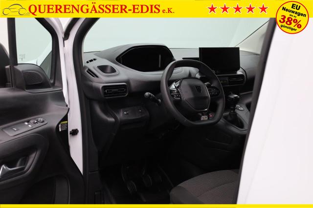 Peugeot Partner 1.5 BlueHDI 102PS NEUES MODELL 2-Sitzer AHK Klima Radio Apple CarPlay Android Auto Bluetooth DAB PDC v+h Rückf.Kamera Tempomat Ganzj.Reifen 