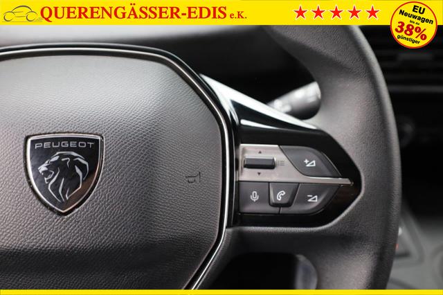 Peugeot Partner 1.5 BlueHDI 102PS NEUES MODELL 2-Sitzer AHK Klima Radio Apple CarPlay Android Auto Bluetooth DAB PDC v+h Rückf.Kamera Tempomat Ganzj.Reifen 