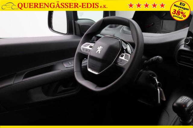 Peugeot Partner 1.5 BlueHDI 102PS 2-Sitzer AHK Klima Radio Apple CarPlay Android Auto Bluetooth DAB PDC v+h Rückf.Kamera Tempomat Ganzj.Reifen 