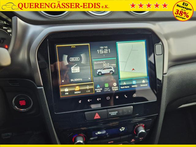 Suzuki Vitara Comfort 110PS MHEV 4x4 ALLGRIP 1.4 Boosterjet Allrad Navi Klimaautomatik Sitzheizung ACC PDC R&uuml;ckf.Kamera Suzuki-Radio Apple CarPlay Android Auto Touchscreen 2xKeyless 17-LM 