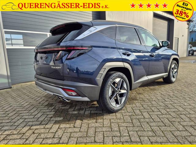 Hyundai TUCSON Trend 1.6 T-GDI 150PS Automatik TZ 2026 Teil-Leder Sitzheizung v+h Lenkradheizung Klimaautomatik Navi Touchscreen DAB+ Apple CarPlay + Android Auto PDC R&uuml;ckf.-Kamera Matrix-LED-Scheinw. 