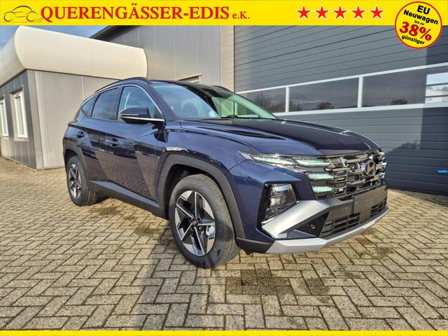Hyundai TUCSON Trend 1.6 T-GDI 150PS Automatik TZ 2026 Teil-Leder Sitzheizung v+h Lenkradheizung Klimaautomatik Navi Touchscreen DAB+ Apple CarPlay + Android Auto PDC R&uuml;ckf.-Kamera Matrix-LED-Scheinw. 