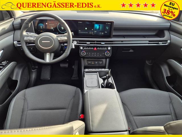 Hyundai TUCSON Trend 1.6 T-GDI 150PS Automatik TZ 2026 Teil-Leder Sitzheizung v+h Lenkradheizung Klimaautomatik Navi Touchscreen DAB+ Apple CarPlay + Android Auto PDC R&uuml;ckf.-Kamera Matrix-LED-Scheinw. 