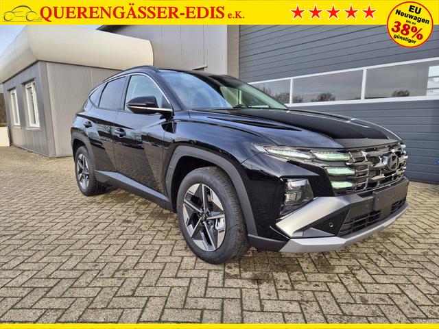 Hyundai TUCSON Trend 1.6 T-GDI 150PS Automatik TZ 2026 Teil-Leder Sitzheizung v+h Lenkradheizung Klimaautomatik Navi Touchscreen DAB+ Apple CarPlay + Android Auto PDC R&uuml;ckf.-Kamera Matrix-LED-Scheinw. 