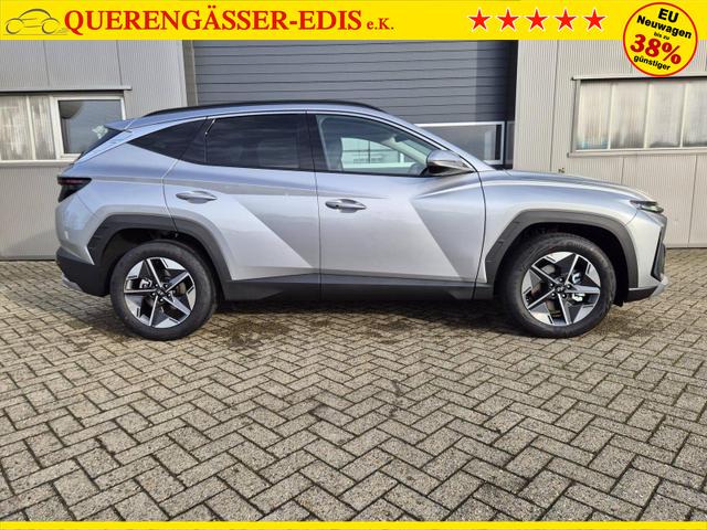 Hyundai TUCSON Trend 1.6 T-GDI 150PS Automatik TZ 2026 Teil-Leder Sitzheizung v+h Lenkradheizung Klimaautomatik Navi Touchscreen DAB+ Apple CarPlay + Android Auto PDC R&uuml;ckf.-Kamera Matrix-LED-Scheinw. 