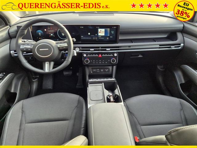 Hyundai TUCSON Trend 1.6 T-GDI 150PS Automatik TZ 2026 Teil-Leder Sitzheizung v+h Lenkradheizung Klimaautomatik Navi Touchscreen DAB+ Apple CarPlay + Android Auto PDC R&uuml;ckf.-Kamera Matrix-LED-Scheinw. 