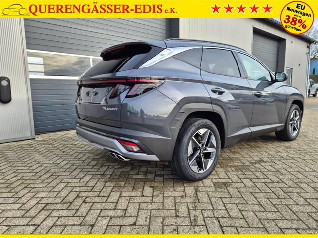 Hyundai TUCSON Trend 1.6 T-GDI 150PS Automatik TZ 2026 Teil-Leder Sitzheizung v+h Lenkradheizung Klimaautomatik Navi Touchscreen DAB+ Apple CarPlay + Android Auto PDC R&uuml;ckf.-Kamera Matrix-LED-Scheinw. 