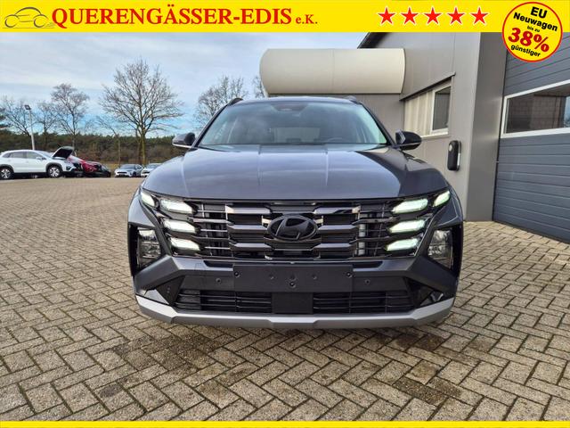 Hyundai TUCSON Trend 1.6 T-GDI 150PS Automatik TZ 2026 Teil-Leder Sitzheizung v+h Lenkradheizung Klimaautomatik Navi Touchscreen DAB+ Apple CarPlay + Android Auto PDC R&uuml;ckf.-Kamera Matrix-LED-Scheinw. 