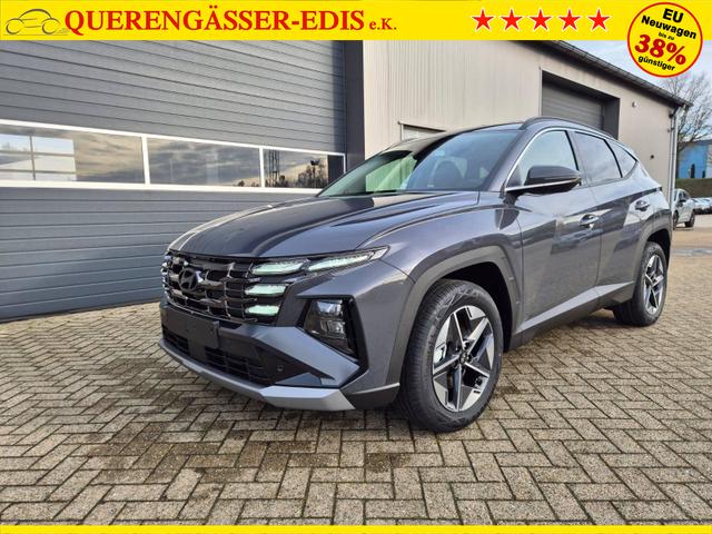 Hyundai TUCSON Trend 1.6 T-GDI 150PS Automatik TZ 2026 Teil-Leder Sitzheizung v+h Lenkradheizung Klimaautomatik Navi Touchscreen DAB+ Apple CarPlay + Android Auto PDC R&uuml;ckf.-Kamera Matrix-LED-Scheinw. 