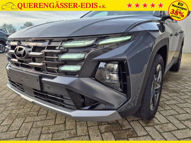 Hyundai TUCSON Trend 1.6 T-GDI 150PS Automatik TZ 2026 Teil-Leder Sitzheizung v+h Lenkradheizung Klimaautomatik Navi Touchscreen DAB+ Apple CarPlay + Android Auto PDC R&uuml;ckf.-Kamera Matrix-LED-Scheinw. 