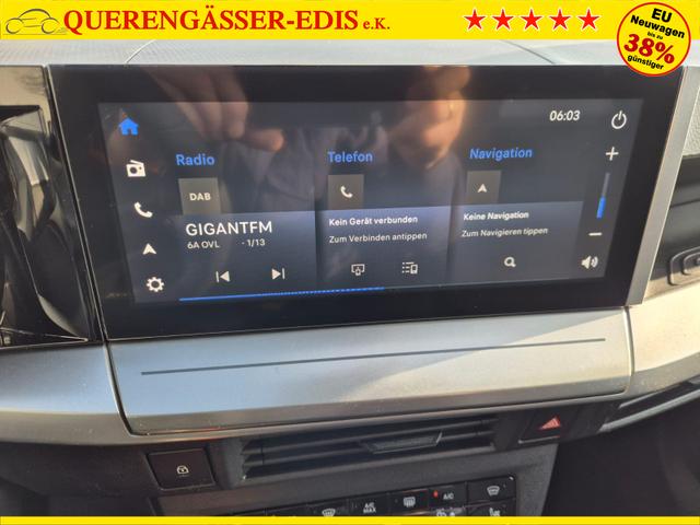 Opel Frontera GS 1.2 HEV 110PS Automatik Sitzheizung Lenkradheizung Frontscheibe beheizb. PDC v+h R&uuml;ckf.Kamera Navi Apple CarPlay Android Auto Touchscreen 17"LM 