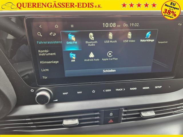 Hyundai i20 1.0 T-GDI 90PS Trend Automatik 5-t&uuml;rig Klimaautomatik Sitzheizung Lenkradheizung R&uuml;ckf.Kamera PDC Apple CarPlay Android Auto Tempomat Touchscreen 16"LM 