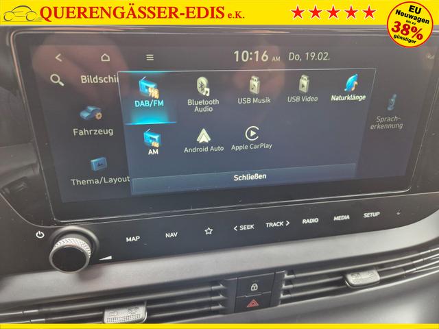 Hyundai i20 1.0 T-GDI 90PS Trend Automatik 5-t&uuml;rig Klimaautomatik Sitzheizung Lenkradheizung R&uuml;ckf.Kamera PDC Apple CarPlay Android Auto Tempomat Touchscreen 16"LM 