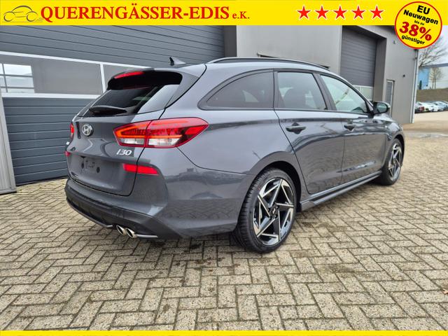 Hyundai i30 Kombi 1.6 T-GDI 150PS Automatik N-Line MY2026 Sitzheizung Lenkradheizung Klimaautomatik Navi 10,3"-Touchscreen Bluelink Apple CarPlay + Android Auto PDC v+h R&uuml;ckf.Kamera 18-LM 