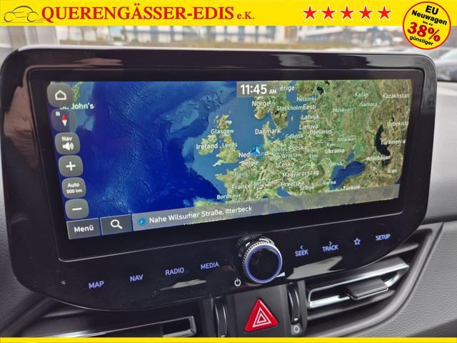 Hyundai i30 Kombi 1.6 T-GDI 150PS Automatik N-Line MY2026 Sitzheizung Lenkradheizung Klimaautomatik Navi 10,3"-Touchscreen Bluelink Apple CarPlay + Android Auto PDC v+h R&uuml;ckf.Kamera 18-LM 