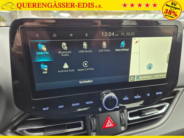 Hyundai i30 Kombi 1.6 T-GDI 150PS Automatik N-Line MY2026 Sitzheizung Lenkradheizung Klimaautomatik Navi 10,3"-Touchscreen Bluelink Apple CarPlay + Android Auto PDC v+h R&uuml;ckf.Kamera 18-LM 