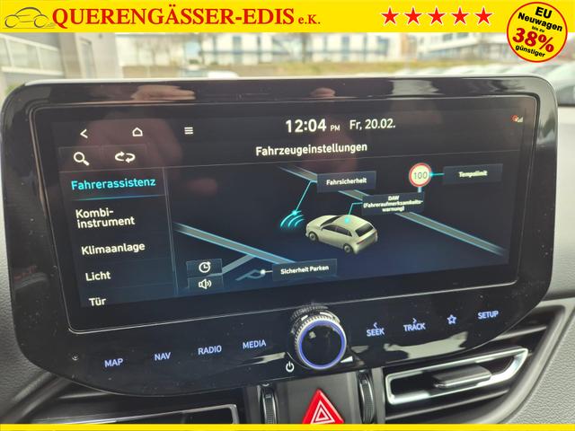 Hyundai i30 Kombi 1.6 T-GDI 150PS Automatik N-Line MY2026 Sitzheizung Lenkradheizung Klimaautomatik Navi 10,3"-Touchscreen Bluelink Apple CarPlay + Android Auto PDC v+h R&uuml;ckf.Kamera 18-LM 