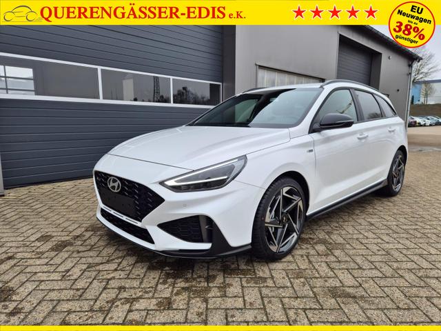 Hyundai i30 Kombi 1.6 T-GDI 150PS Automatik N-Line MY2026 Sitzheizung Lenkradheizung Klimaautomatik Navi 10,3"-Touchscreen Bluelink Apple CarPlay + Android Auto PDC v+h R&uuml;ckf.Kamera 18-LM 