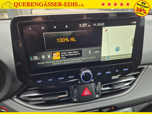 Hyundai i30 Kombi 1.6 T-GDI 150PS Automatik N-Line MY2026 Sitzheizung Lenkradheizung Klimaautomatik Navi 10,3"-Touchscreen Bluelink Apple CarPlay + Android Auto PDC v+h R&uuml;ckf.Kamera 18-LM 