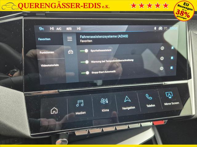 Peugeot 308 SW Allure 1.2 Hybrid 145PS Automatik LED-Scheinwerfer 10" HD-Touchscreen wireless Apple CarPlay + Android Auto Bluetooth 2x Keyless ACC R&uuml;ckf.Kamera PDC 17"LM 