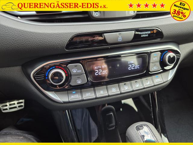 Hyundai i30 Kombi 1.6 T-GDI 150PS Automatik N-Line MY2026 Sitzheizung Lenkradheizung Klimaautomatik Navi 10,3"-Touchscreen Bluelink Apple CarPlay + Android Auto PDC v+h R&uuml;ckf.Kamera 18-LM 