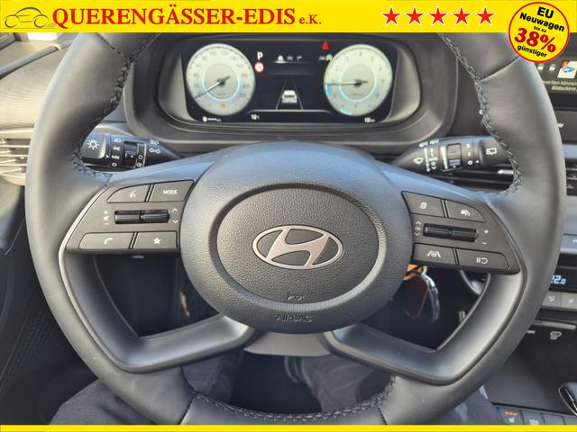 Hyundai i20 1.0 T-GDI 90PS Trend Automatik 5-t&uuml;rig Klimaautomatik Sitzheizung Lenkradheizung R&uuml;ckf.Kamera PDC Apple CarPlay Android Auto Tempomat Touchscreen 16"LM 
