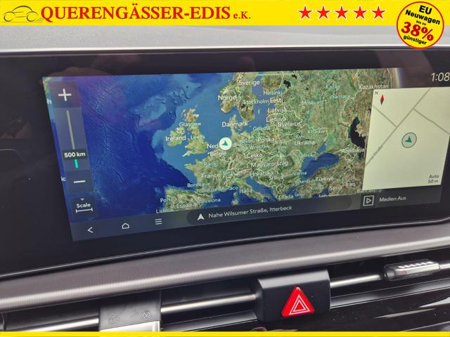 Kia Sportage Spirit 1.6 T-GDI 150PS Automatik NEUES MODELL MY26 FACELIFT Teil-Leder 18"LM Sitzheizung v+h Lenkradheizung Klimaautomatik ACC Navi Bluetooth Touchscreen Apple CarPlay Android Auto PDC R&uuml;ckf.Kamera 2x Keyless 