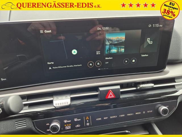 Kia Sportage Spirit 1.6 T-GDI 150PS Automatik NEUES MODELL MY26 FACELIFT Teil-Leder 18"LM Sitzheizung v+h Lenkradheizung Klimaautomatik ACC Navi Bluetooth Touchscreen Apple CarPlay Android Auto PDC R&uuml;ckf.Kamera 2x Keyless 